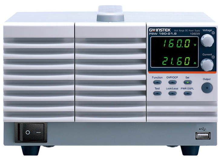 GW Instek PSW-160-21.6 Fuente de poder de DC programable conmutada 160V 21.6A