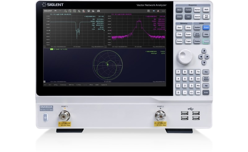 Siglent SNA5004A 4.5GHz 4 Port Vector Network Analyzer