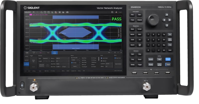 Siglent SNA6122A 13.5GHz, 2 ports Vector Network Analyzer with direct receiver access