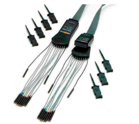 Tektronix SUP2-MSO Añade funcionalidad MSO con 16 canales digitales; incluye sonda digital P6316 y accesorios.