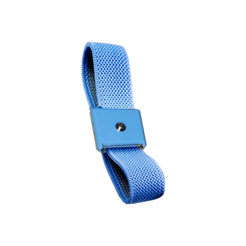 TransformingTechnologies WB8016 Woven Wrist Band, Blue, 4mm Machined Post