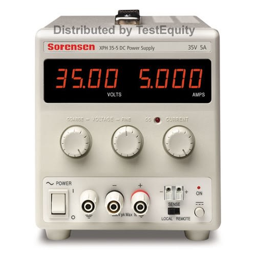 Sorensen XPH 18-10MHV, Fuente de poder AC Input, 230VAC