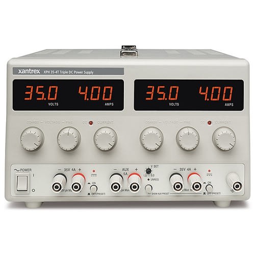 Sorensen XPH 35-4T DC Fuente de poder 305 W, Triple 0-35 V, 0-4 A