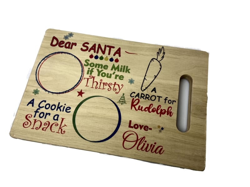 Custom Santa Tray with Child's Name