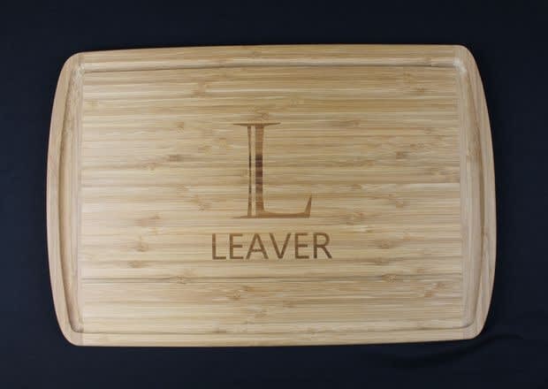 Custom Engraved Hawaiian Surfboard - Bamboo Cutting Board/Decorative Piece  - Tempe Trophy