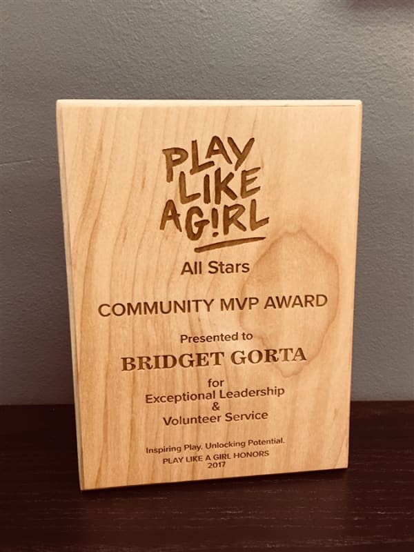 Custom Wood Recognition Award