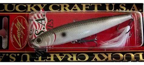Lucky Craft Gunfish 115 4 1/2" Crack Black