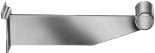 12" Slatwall Hangrail Bracket for 1" Tubing