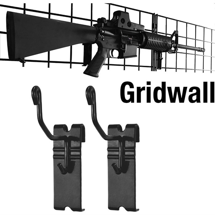 Slatwall Gun Cradle, Retail Supplies, Slatwall Gun Storage, Wall Rack