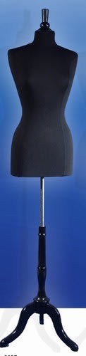 Black Female French Dress Form