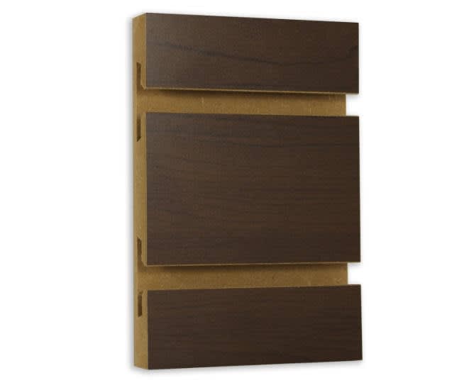 Walnut Melamine Slatwall Fixture Depot