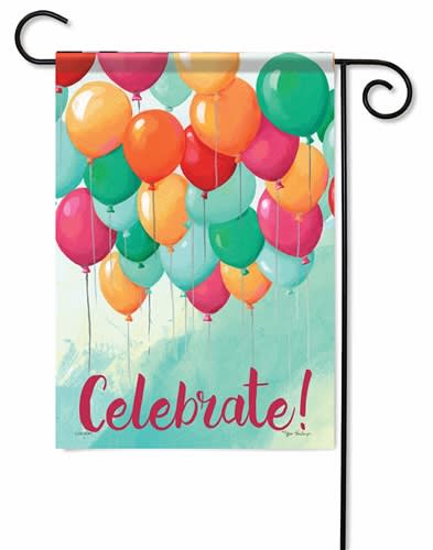 Balloon Party Decorative Garden Flag