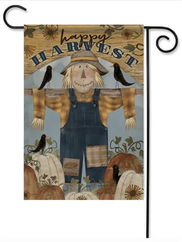 Happy Harvest Scarecrow Decorative Garden Flag Happy Harvest Scarecrow Decorative Garden Flag