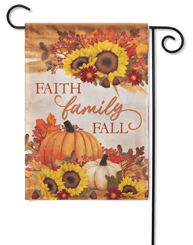 Faith, Family, Fall Decorative Garden Flag Faith, Family, Fall Decorative Garden Flag