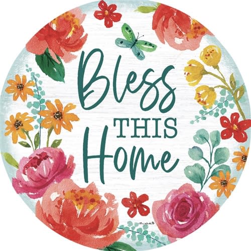 Blesed Floral  6" Accent Magnet