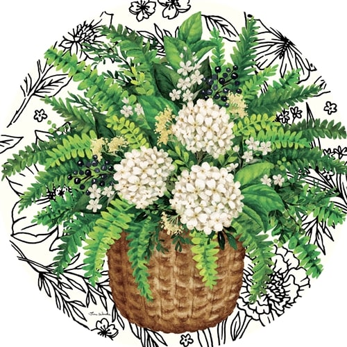 Elegant Fern  6" Accent Magnet