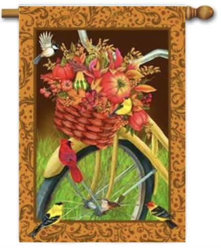 Autumn Ride Decorative House Flag