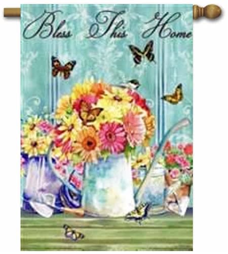 Bless This Home Decorative House Flag