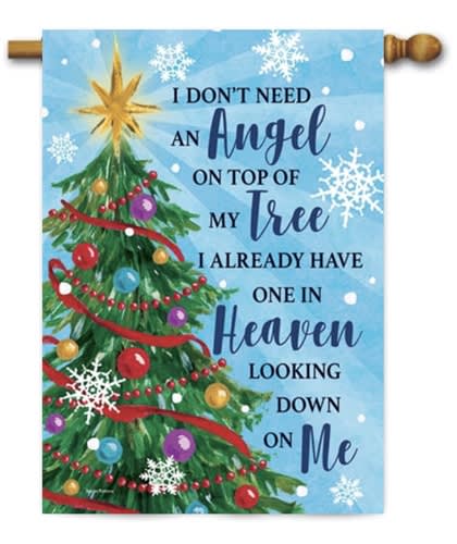 Angel Tree Decorative House Flag