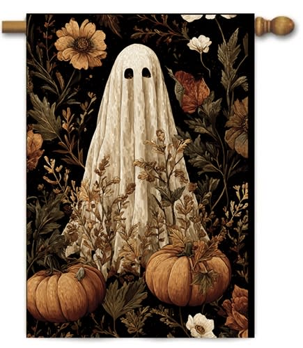 Vintage Ghost Decorative House Flag