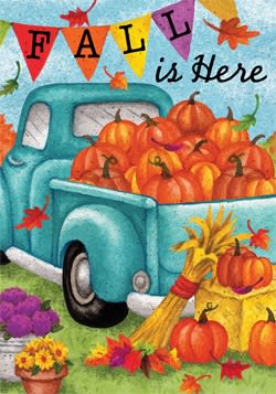 Fall is Here Decorative Garden Flag
