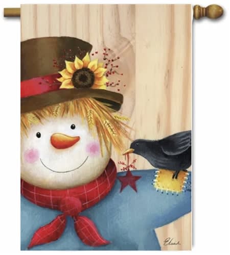 Scarecrow Decorative House Flag