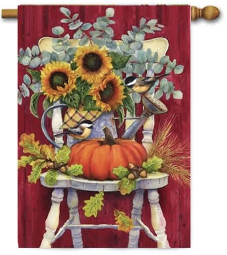 Harvest Chair Decorative House Flag