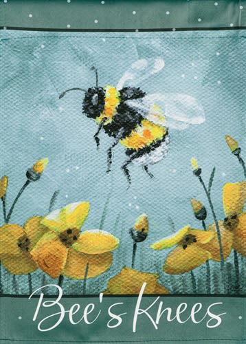 Bee's Knees Decorative Garden Flag