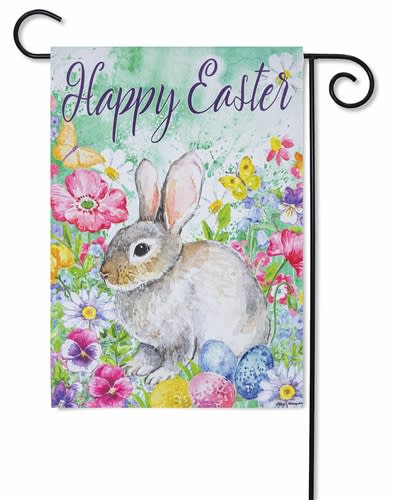 Bunny in the Garden Decorative Garden Flag