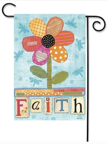 Faith Decorative Garden Flag