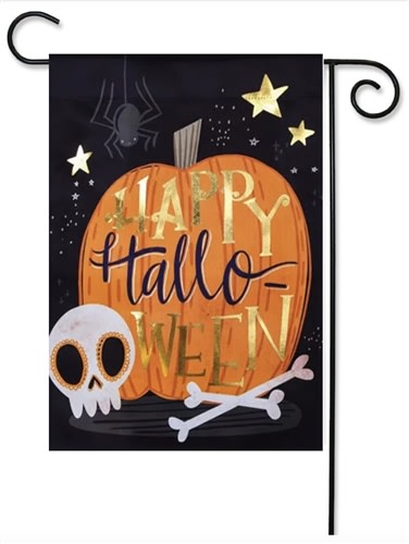 Halloween Skull Decorative Garden Flag
