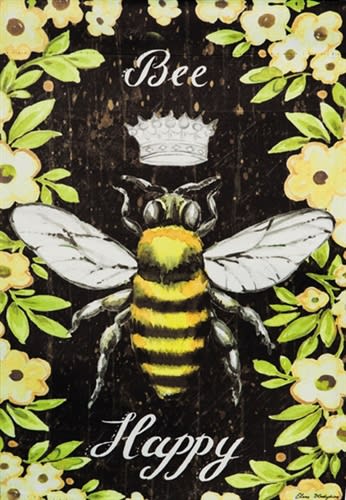 Bee happy - Xadrez colorido