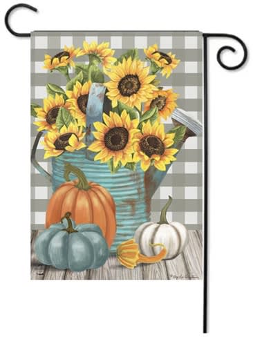 Sunflowers & Pumpkins Decorative Garden Flag