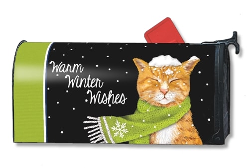 It's Cold Outside MailWraps Mailbox Cover