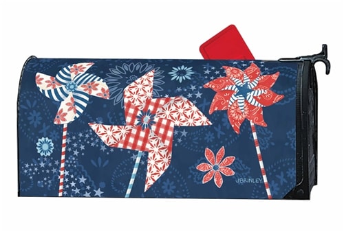Patriotic Pinwheels MailWraps Mailbox Cover
