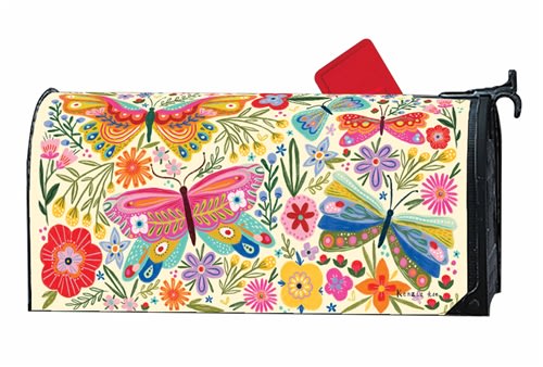 Butterflies MailWraps Mailbox Cover