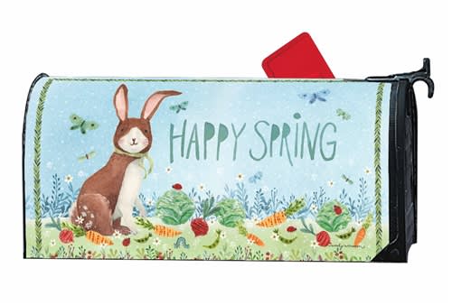 Happy Spring MailWraps Mailbox Cover