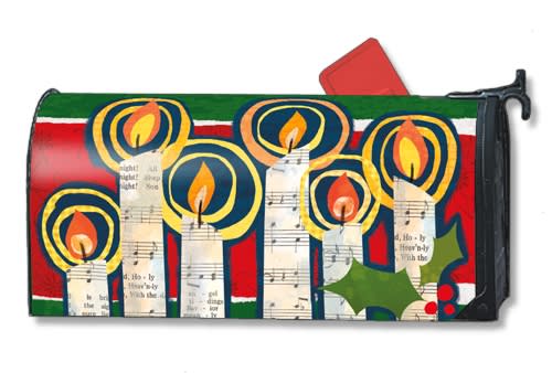All is Bright MailWraps Magnetic Mailbox Cover