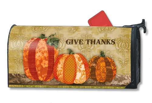 Pumpkin Tapestry MailWraps Magnetic Mailbox Cover