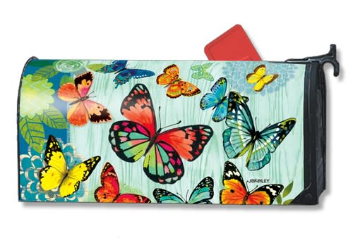 Butterfly Flight MailWraps Magnetic Mailbox Cover