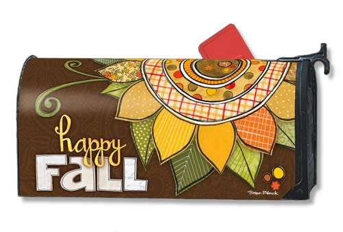 Happy Fall MailWraps Magnetic Mailbox Cover