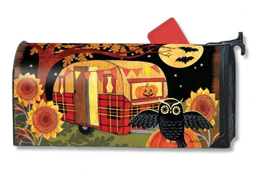Halloween Camper MailWraps Magnetic Mailbox Cover