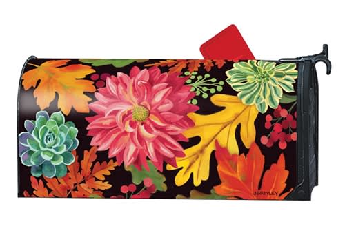Vibrant Autumn Mix MailWraps Mailbox Cover