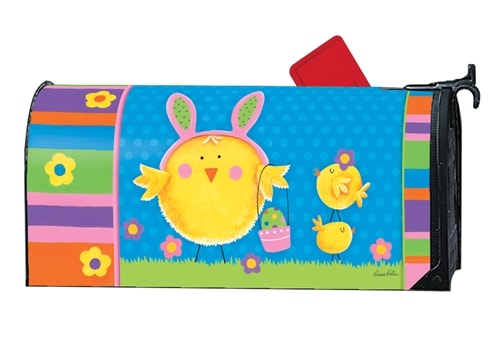 Easter Chicks MailWraps Mailbox Cover