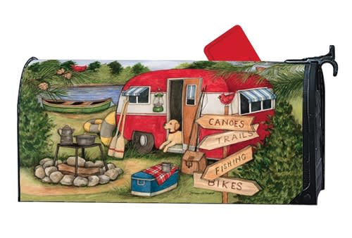 Camping Weekend MailWraps Mailbox Cover