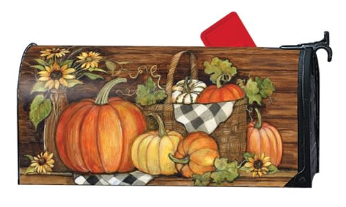 Harvest Gathering MailWraps Mailbox Cover