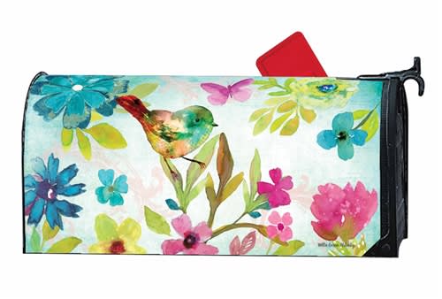 Curious Bird MailWraps Mailbox Cover