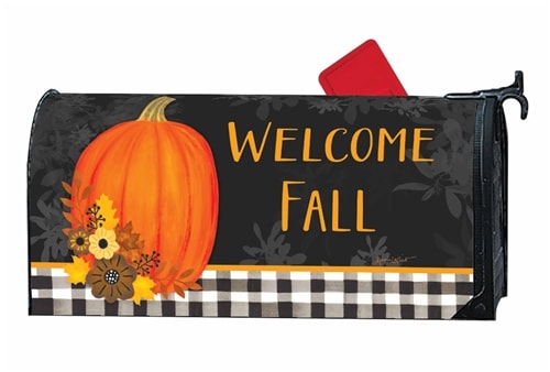 Fall Welcome MailWraps Mailbox Cover