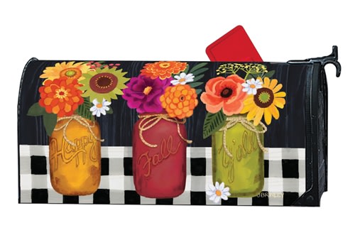 Autumn Blooms MailWraps Mailbox Cover