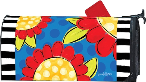 Pop of Color MailWraps Mailbox Cover